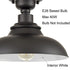 Piaggio Farmhouse Ceiling Light Semi Flush Ceiling Lighting 1-Light