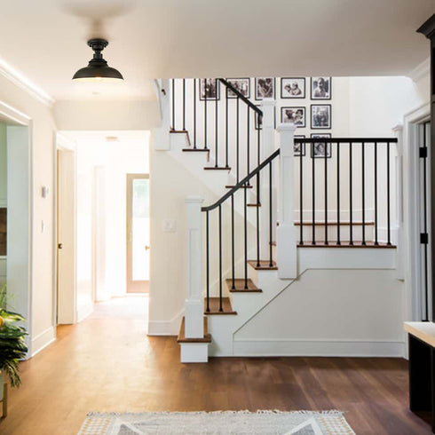 Piaggio Farmhouse Ceiling Light Semi Flush Ceiling Lighting 1-Light