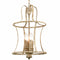 Farmhouse Chandelier 4-Light Distressed Off-White Dining Room Lighting
