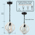 Farmhouse Distressed White Wood Pendant Light Fixture