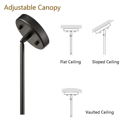 Farmhouse Metal Drum Ceiling Pendant Light Wood Finish 1-Light