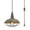 Chieri Farmhouse Plug in Pendant Light Hanging Lighting Fixture