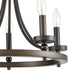Ustica Acireale Farmhouse Semi Flush Mount Ceiling Light Bronze 5-Light Ceiling Chandelier
