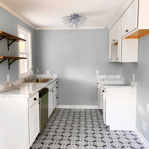 Farmhouse Sputnik Ceiling Light Flush Mount 5-Light