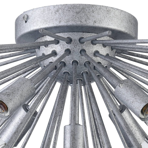 Farmhouse Sputnik Ceiling Light Flush Mount 5-Light