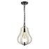 Siena Farmhouse Vintage Wood Pendant Light Distressed White Swag Pendant