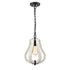 Siena Farmhouse Vintage Wood Pendant Light Distressed White Swag Pendant