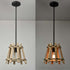 Farmhouse Wood Pendant Lighting for Kitchen Island