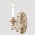 Farmhouse Wood Wall Sconce Candle Style, Antique White