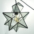 Radda Frosted Glass Moravian Star Pendant Light Chandelier, 12”