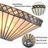 Tiffany Style Wall Sconce 1-Light Stained Glass Wall Light