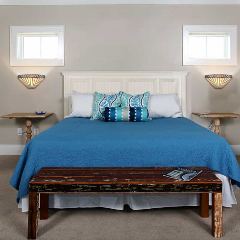 Tiffany Style Wall Sconce 1-Light Stained Glass Wall Light