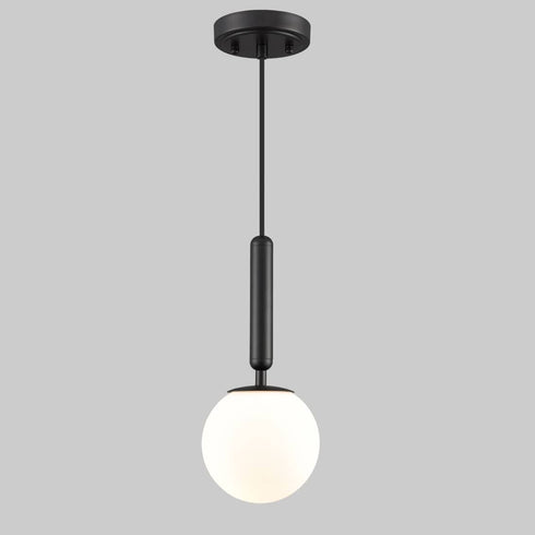 Globe Pendant Light for Kitchen Island Black