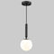 Globe Pendant Light for Kitchen Island Black
