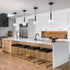 Globe Pendant Light for Kitchen Island Black