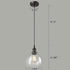 Santarcangelo Globe Seeded Glass Pendant Lights, Oil Rubbed Bronze