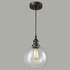 Santarcangelo Globe Seeded Glass Pendant Lights, Oil Rubbed Bronze