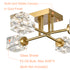 Gold Sputnik Ceiling Light Chandeliers Ceiling Light Fixture 4-Light
