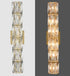 Gold Wall Sconce Modern 6-Light Crystal Light Bathroom Wall Lighting