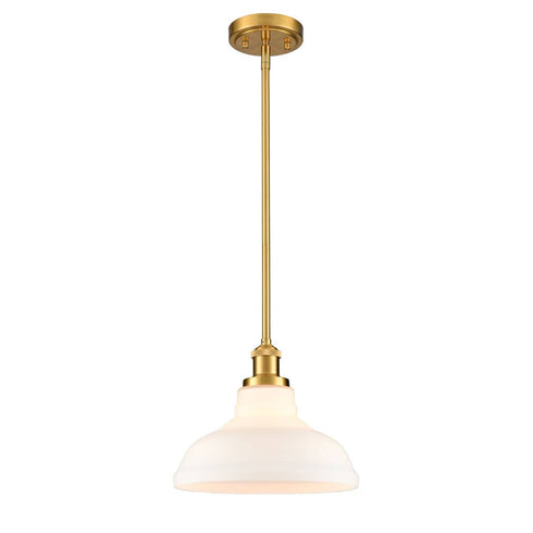 Modern Gold Pendant Light Fixture Kitchen Island with Dome Opal Glass