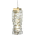 Modern Mini Crystal Pendant Light Gold LED 8-Watt, 4000K