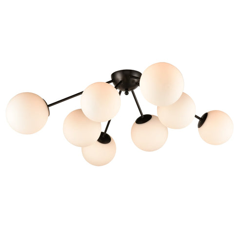 Stilo Elegant Modern Globe Ceiling Light Mid Century Sputnik Chandeliers-8 Light