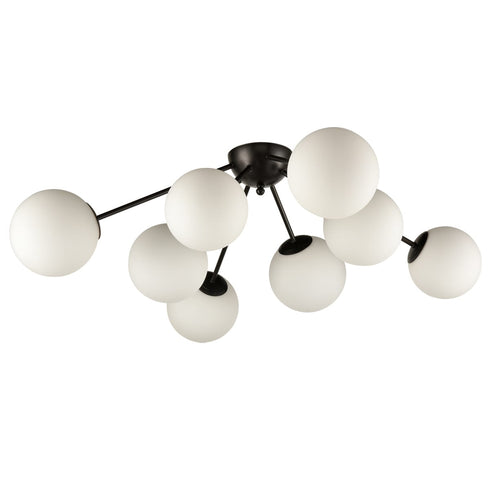 Stilo Elegant Modern Globe Ceiling Light Mid Century Sputnik Chandeliers-8 Light