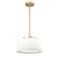 Modern Pendant Light Fabric Drum Shade LED