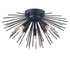 Indsutrial Sputnik Flush Mount Ceiling Light Black Light Fixture