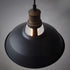 Valenza Industrial Black Barn Pendant Lighting Loft Light Fixture 3 Pack