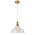 Industrial Brass Glass Pendant Lights Kitchen Island Pendant Lighting