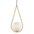 Industrial Brass Globe Glass Pendant Lights Art Decor Pendant Lighting