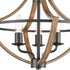 Industrial Ceiling Light Fixture Semi Flush Mount 3-Light
