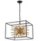 Industrial Chandelier 8-Light Cube Pendant Lights Modern Kitchen Island