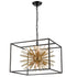 Industrial Chandelier 8-Light Cube Pendant Lights Modern Kitchen Island