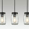Oil Rubbed Bronze Industrial Glass Jar Kitchen Island Pendant Lighting