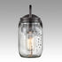 Ghemme Industrial Mason Jar Glass Plug in Wall Sconce Oil rubbed Bronze 2 Pack