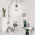 Industrial Mason Jar Plug-in Pendant Light Bronze Finish