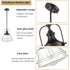 Industrial Pendant Light Black Schoolhouse Hanging Light