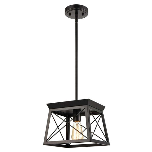 Industrial Pendant Lighting Flush Mount Ceiling Light Convertible