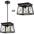 Industrial Pendant Lighting Flush Mount Ceiling Light Convertible