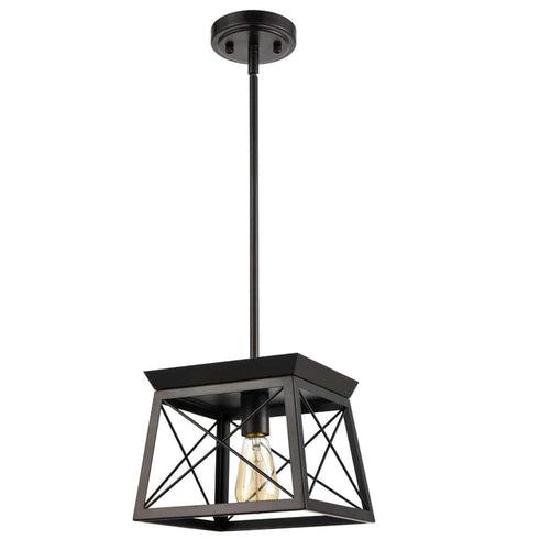 Industrial Pendant Lighting Flush Mount Ceiling Light Convertible