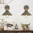Industrial Rustic Swing Arm Hardwired and Plug-in Wall Sconce-2 Pack