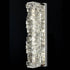 Crystal Bathroom Vanity Lights LED Stainless Steel, Chrome, 18.5-In
