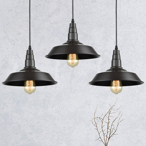 Kitchen Island Pendant Lighting Oil Rubbed Bronze Finish 3 Pack