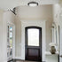 Black Flush Mount Light Milk Glass Ceiling Light Fixture
