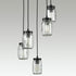 Piombino Mason Jar Glass Industrial Ceiling Lights for Kitchen Oil Rubbed Bronze