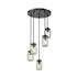 Piombino Mason Jar Glass Industrial Ceiling Lights for Kitchen Oil Rubbed Bronze