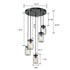 Piombino Mason Jar Glass Industrial Ceiling Lights for Kitchen Oil Rubbed Bronze