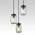 Mason Jar Glass Shade Industrial Pendant Lights for Kitchen